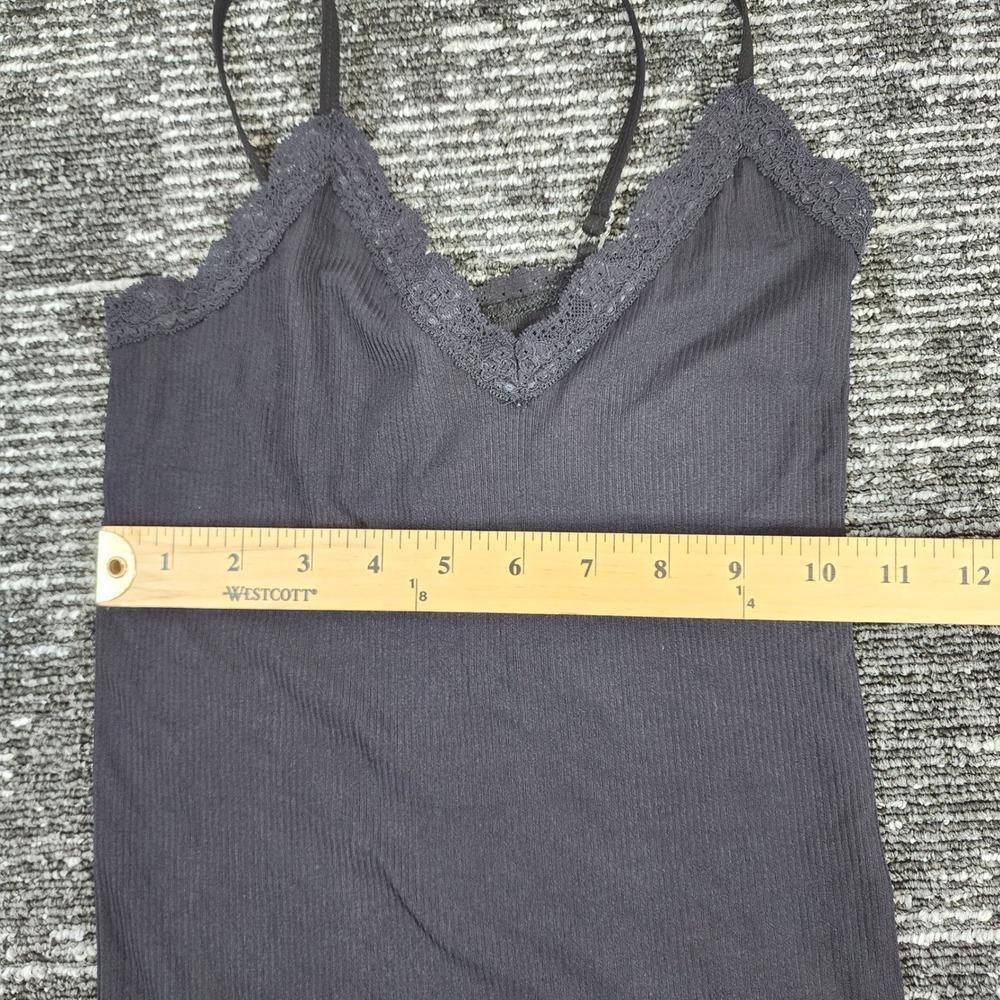 Sugarlips Camisole Tank Tops Women OS Multicolor Lace Trim Ribbed 3 Pack - Picture 7 of 13